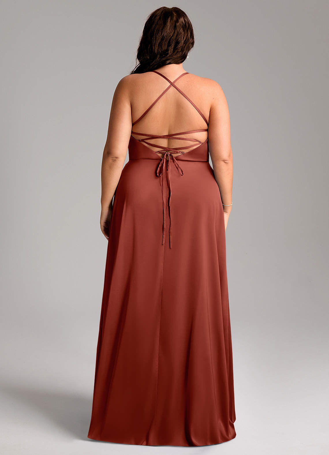 Mei Stretch Satin Dress-AZ39335781-vente finale