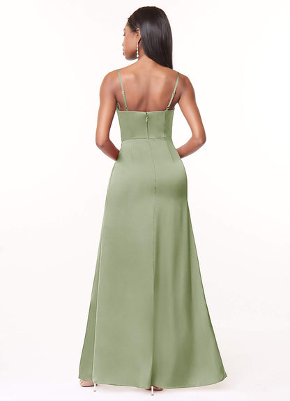 Maci Stretch-Satinkleid-AZ31642247-vente finale