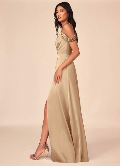 Ocean Robe En Satin Extensible-AZ38027318-vente finale